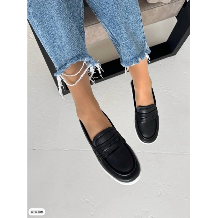 Слипоны женские чёрные натуральная кожа 37,38,39р