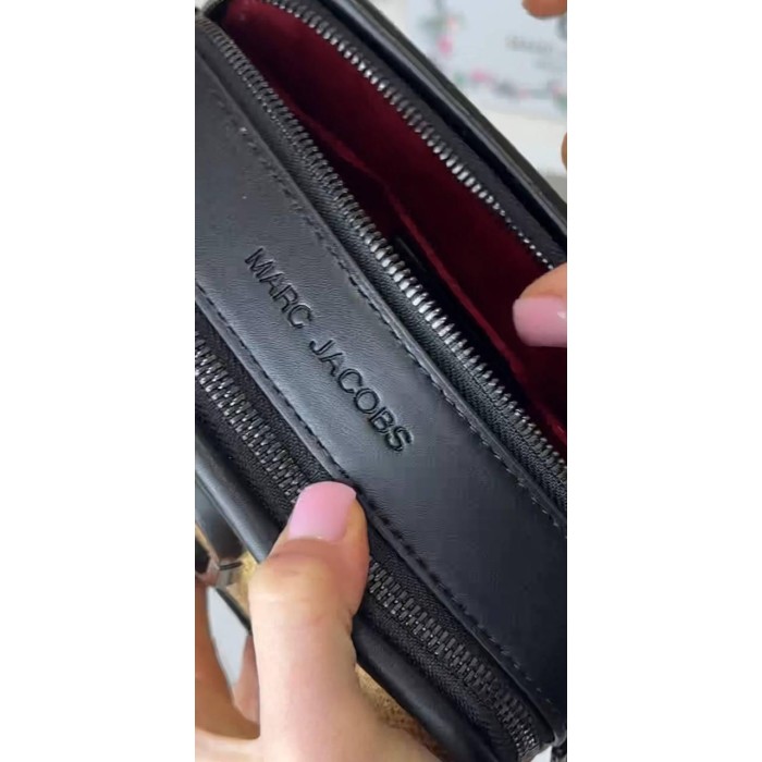 Сумка жіноча Джейкобс плетіння натуральна шкіра Беж/ Чорний