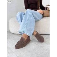 Туфли/Лоферы женские натуральная замша Капучино на 39р