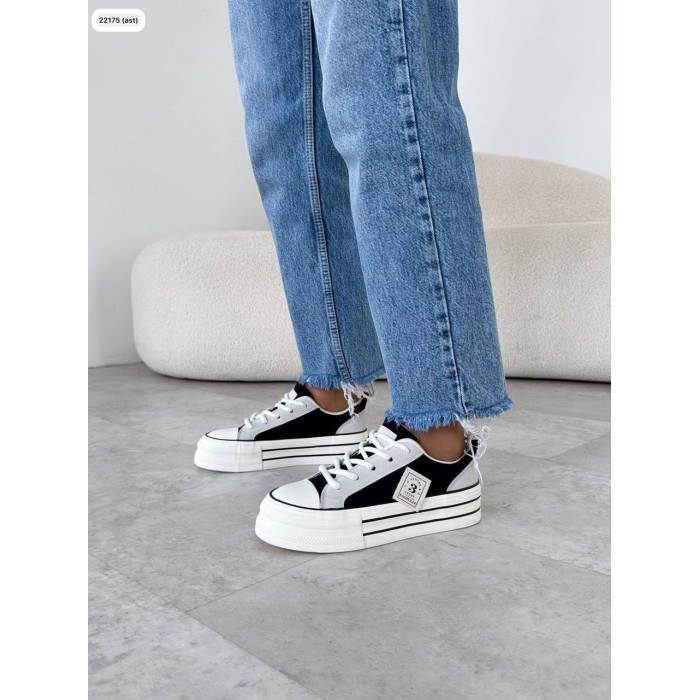 Кеды женские эко замша черные на 36,38,39р.