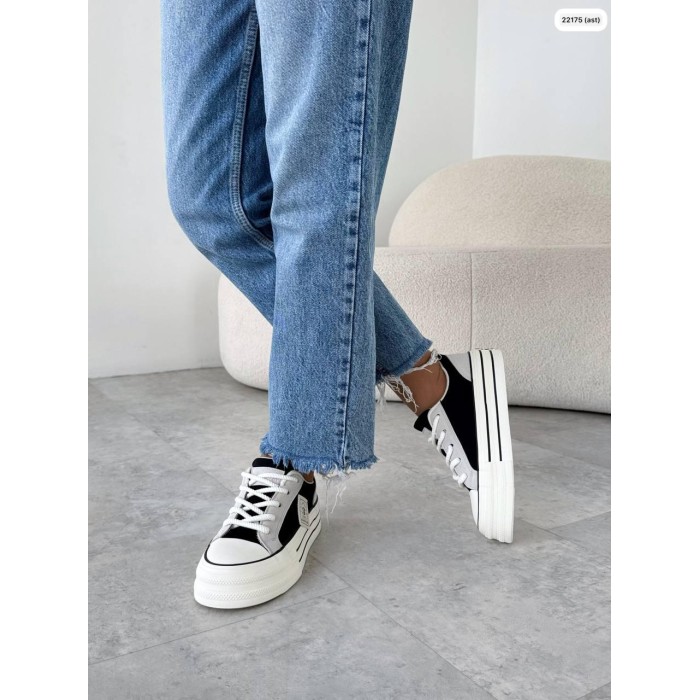 Кеды женские эко замша черные на 36,38,39р.