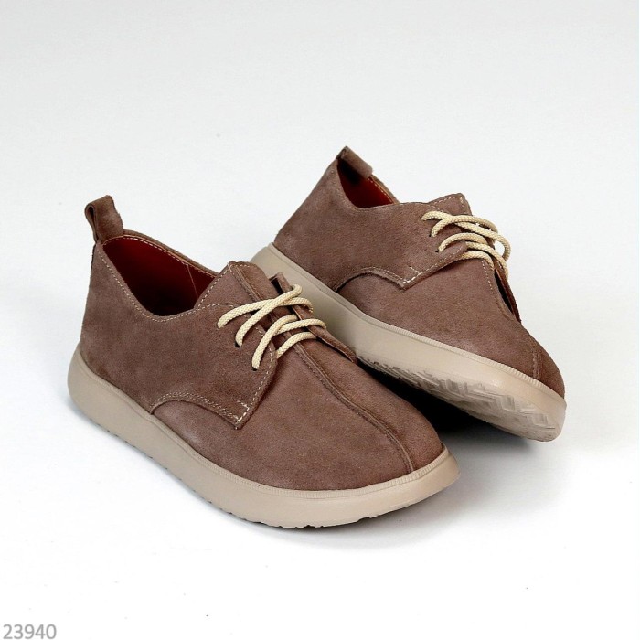 Туфлі жіночі натуральна замша колір-коричневий 39р