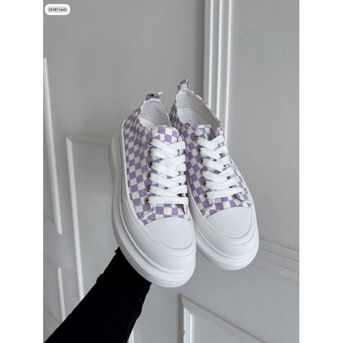 Кеди для жінок на високій підошві екошкіра/текстиль білі 36,38,39,40р