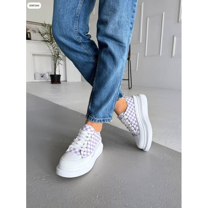 Кеди для жінок на високій підошві екошкіра/текстиль білі 36,38,39,40р