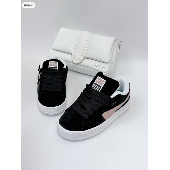 Кросівки жіночі чорні натуральна замша 38р