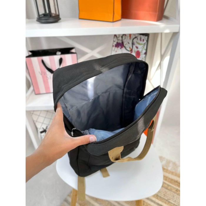 Рюкзак/трансформер жіночий щільний текстиль М'ятний, Ліловий, Чорний