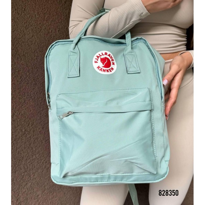 Рюкзак/трансформер жіночий щільний текстиль М'ятний, Ліловий, Чорний