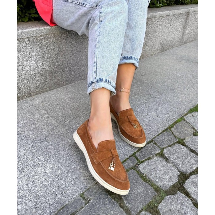 Туфлі/Лофери жіночі натуральна замша 37,40р