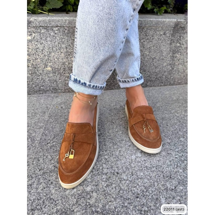 Туфлі/Лофери жіночі натуральна замша 37,40р