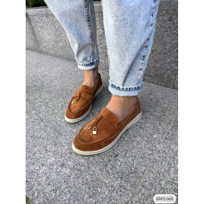 Туфлі/Лофери жіночі натуральна замша 37,40р