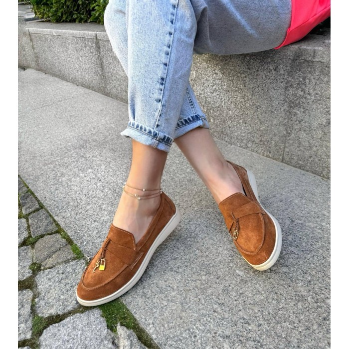 Туфлі/Лофери жіночі натуральна замша 37,40р