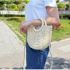 Сумка/кошик плетена на підкладці  Беж, Айворі Айвори