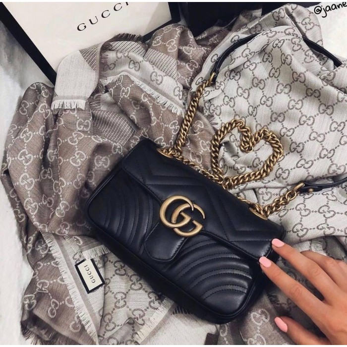 Сумка жіноча Гу натуральна шкіра Пудра, Червона, Біла Чорний