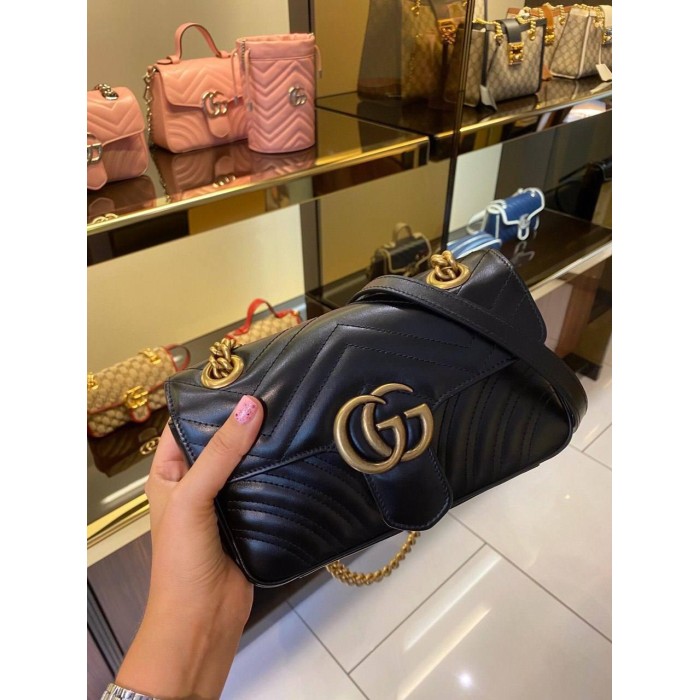 Сумка жіноча Гу натуральна шкіра Пудра, Червона, Біла Чорний