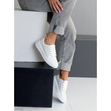 Кеди жіночі натуральна шкіра білі 36,37,38,39,40р