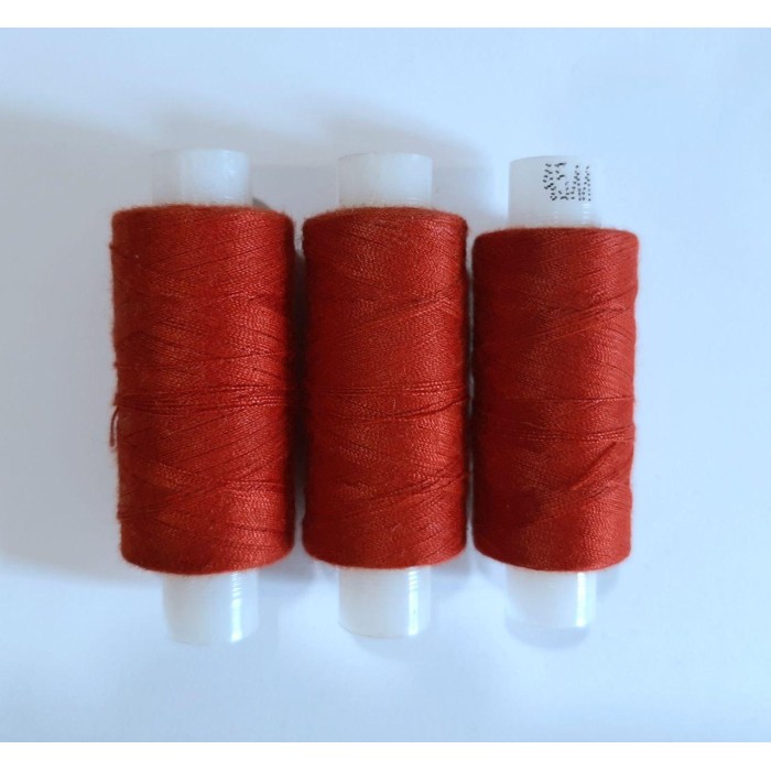 Нитки армовані 45 ЛЛ ПНК "Червона нитка", колір темно-червоний