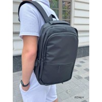 Рюкзак 2 відділення Водонепроникний щільний нейлон текстиль Чорний