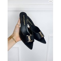 Сабо жіночі бантик екошкіра колір чорний 36,37р.