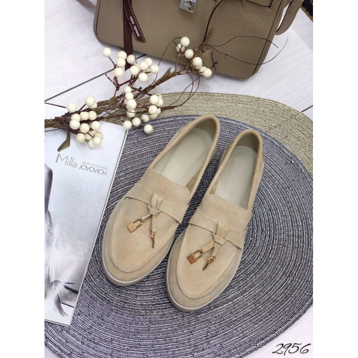 Туфлі/Лофери жіночі натуральна замша пісочні 35,37р