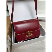 Сумка женская Селин люкс натуральная кожа Винный, Чёрный