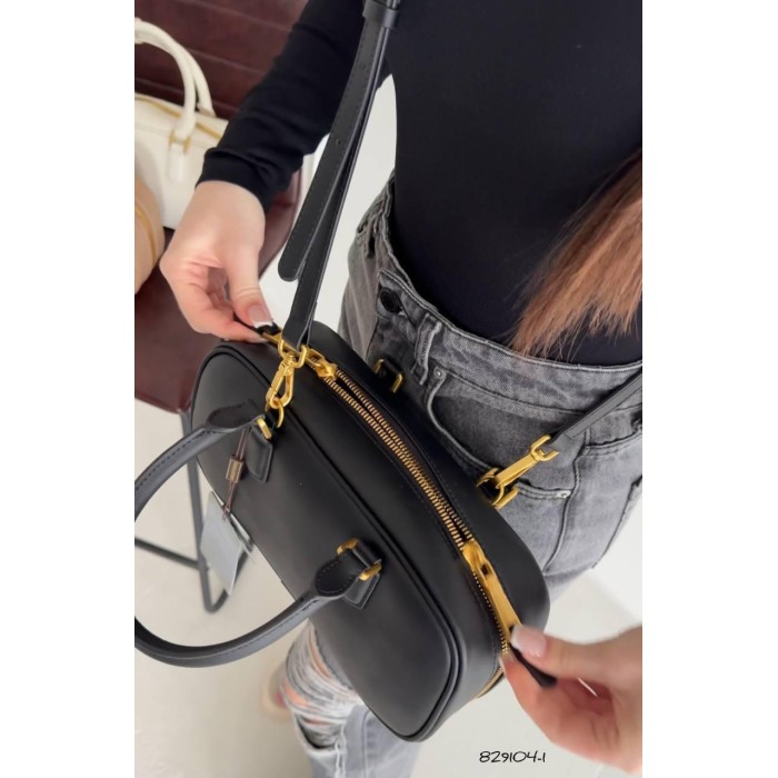 Сумка жіноча натуральна шкіра Чорна