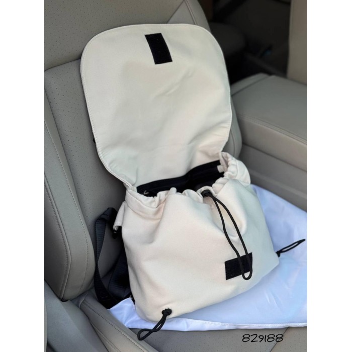 Сумка /кросбоді мішечок  джинс  чорно/ біла