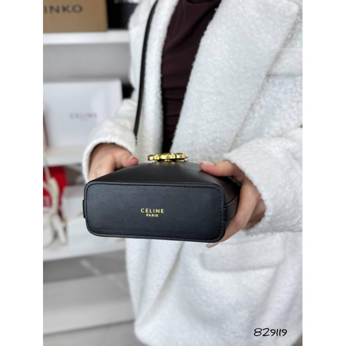 Сумка/валізка жіноча з натуральної шкіри Чорна