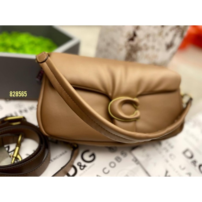 Сумка жіноча 2 відділення натуральної шкіри Молочний шоколад