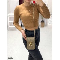 Сумка жіноча з натуральної люкс шкіри Чорна,Беж Бежевий