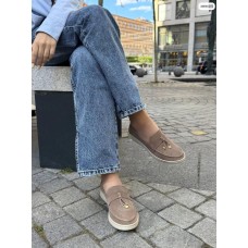 Туфлі/Лофери жіночі натуральна замша капучино 36р