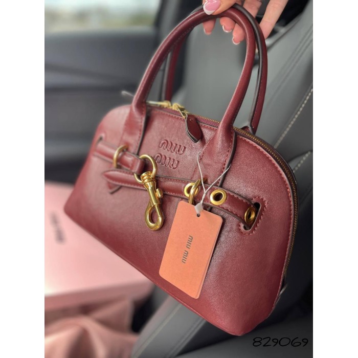 Сумка жіноча з зустрічною змійкою  натуральна шкіра Чорна, Шоколад, Бургунді Бургунди