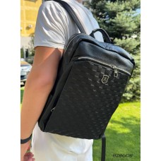 Рюкзак унісекс, натуральна шкіра.Чорний