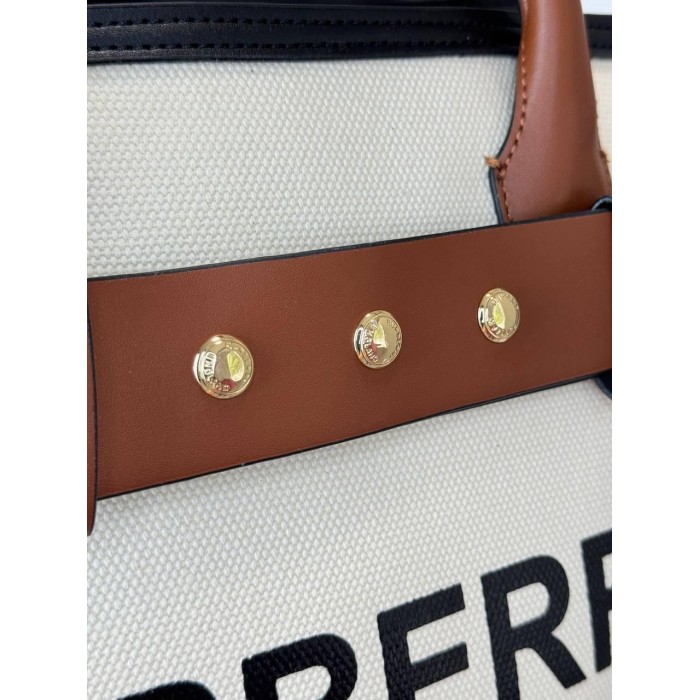 Сумка жіноча Burberry преміум комбіі натуральна шкіра Беж