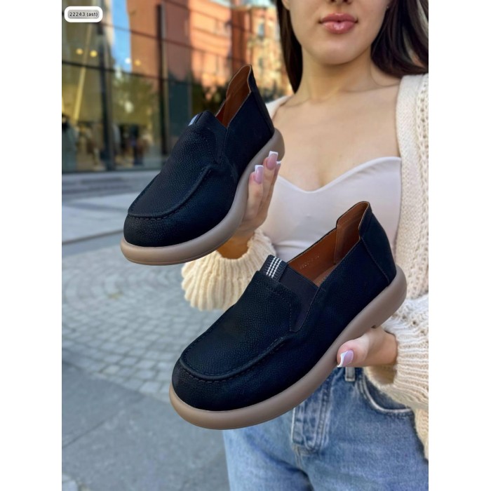 Туфлі/Лофери жіночі натуральна шкіра Чорні 36,38,39,41р