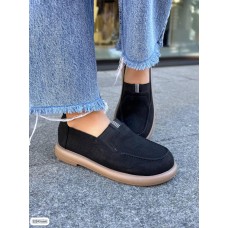 Туфлі/Лофери жіночі натуральна шкіра Чорні 36,38,39,41р