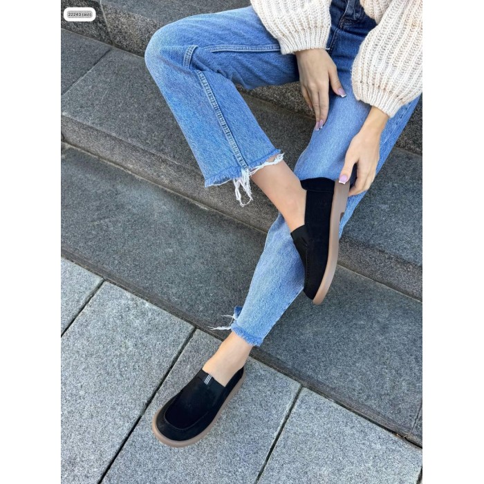 Туфлі/Лофери жіночі натуральна шкіра Чорні 36,38,39,41р