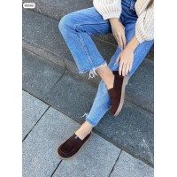 Туфлі/Лофери жіночі натуральна замша колір: Шоколад 39р