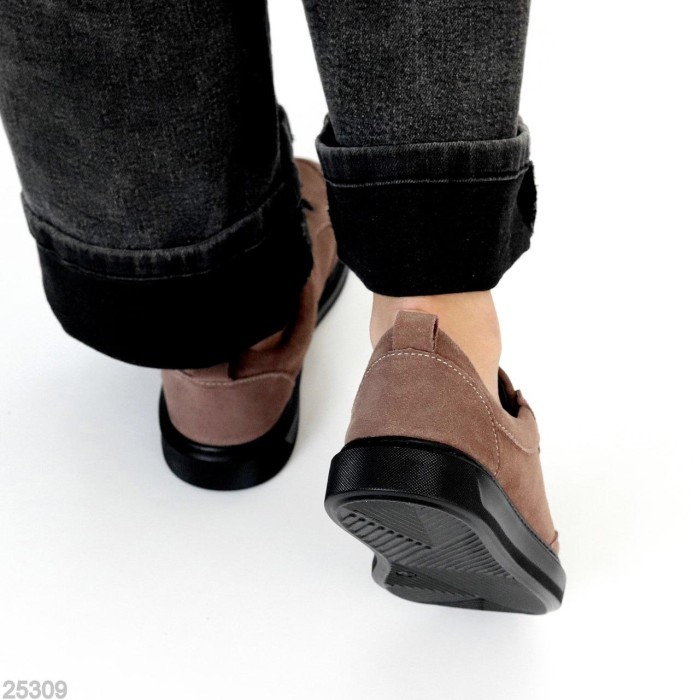 Кеди жіночі натуральна замша колір беж 38,39,40р.