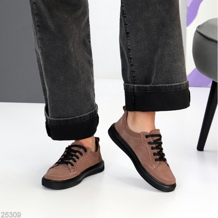 Кеди жіночі натуральна замша колір беж 38,39,40р.