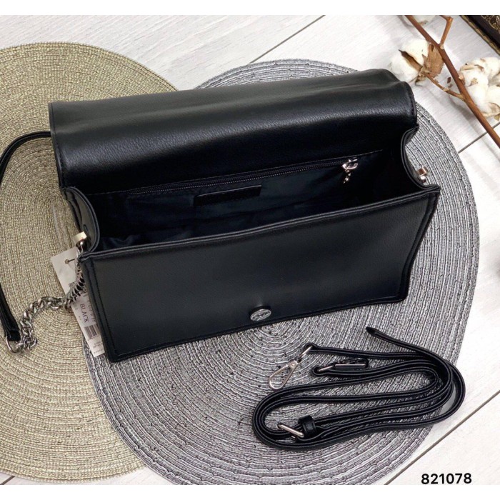 Сумка жіноча Джейкобс натуральна замша/шкіра Колір: Чорний