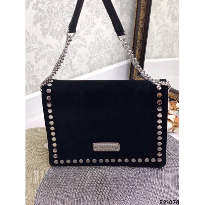 Сумка жіноча Джейкобс натуральна замша/шкіра Колір: Чорний