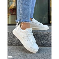 Кеди жіночі натуральна шкіра білі 36,37,38р