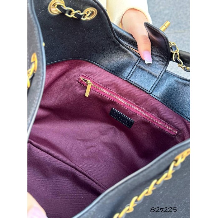 Сумка жіноча з натуральної шкіри/замші комбінована Беж, Чорна