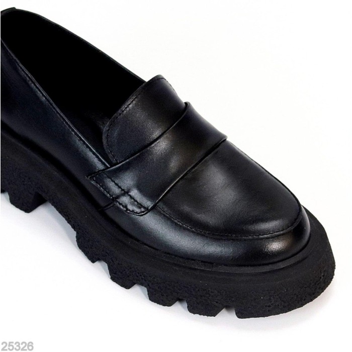 Лоферы женские натуральная кожа черные 36,38р