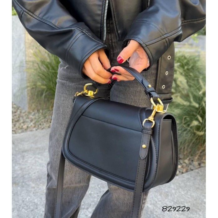 Сумка жіноча Гучі Люкс натуральна шкіра Чорна