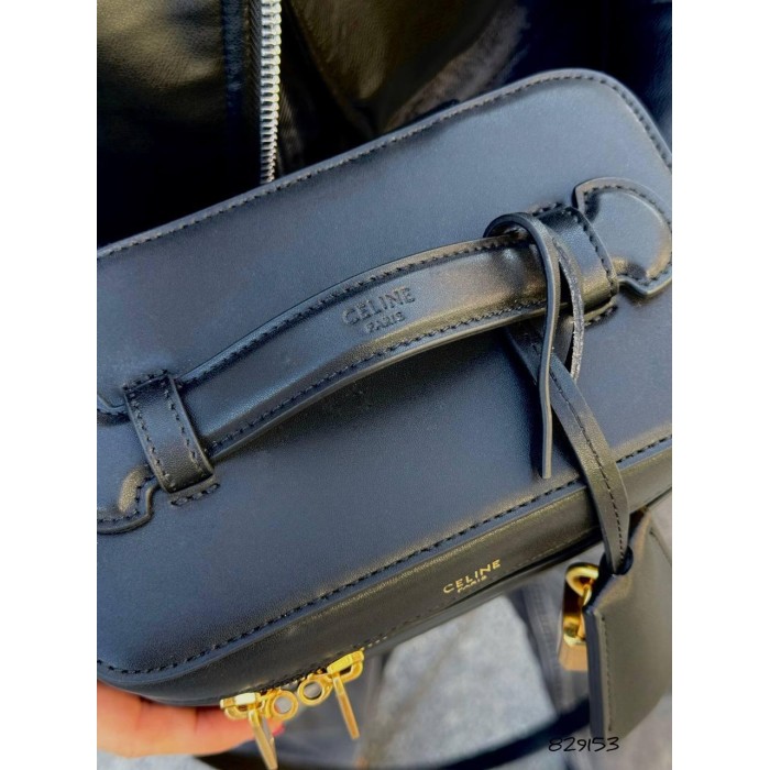 Сумка/валізка жіноча Селін з натуральної шкіри Чорна