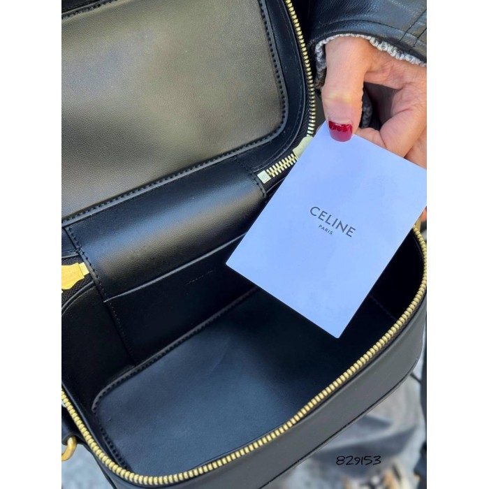 Сумка/валізка жіноча Селін з натуральної шкіри Чорна