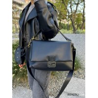 Сумка женская комбинированная кожа/текстиль плотный водостойкий Черная, Шоколад