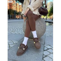 Угги женские натуральная замша цвет: шоколад зима на 36р.