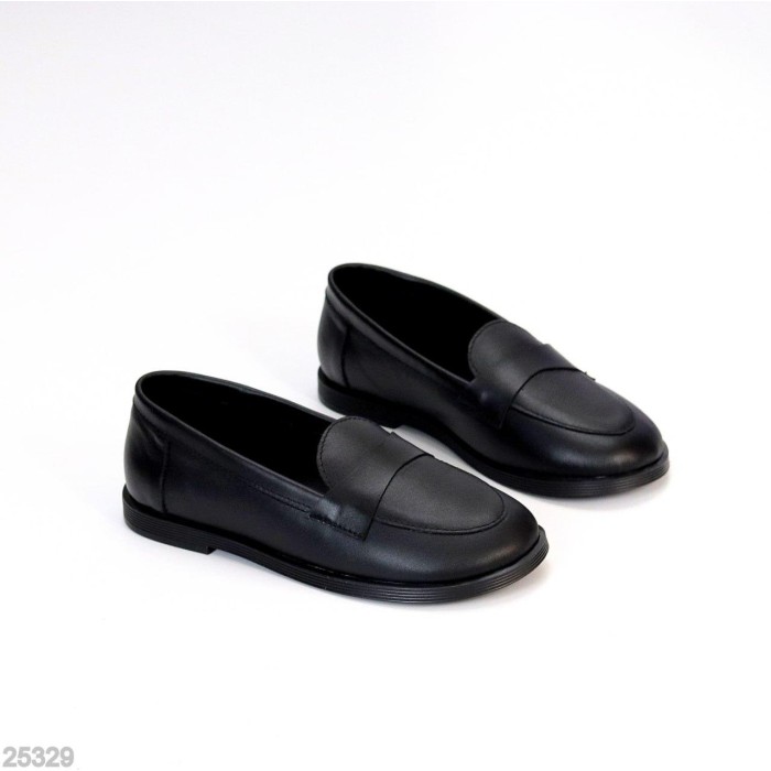 Лофери жіночі натуральна шкіра чорні 36,37,38,40р